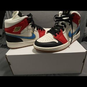 Nike Air Jordan 1 Mid “Homecoming/ Let Her Man” Size Women 8.5 DC1426-100